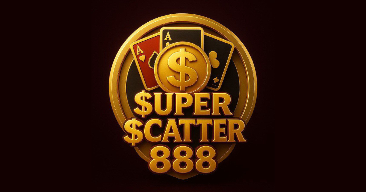 Main banner of Super Scatter888 GCash Entertainment Hub showcasing community theme